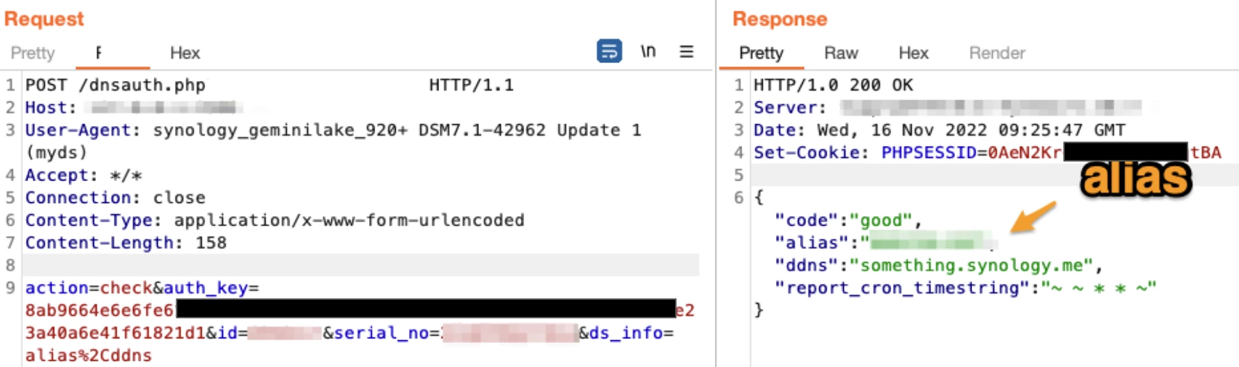 Synology Alias Check